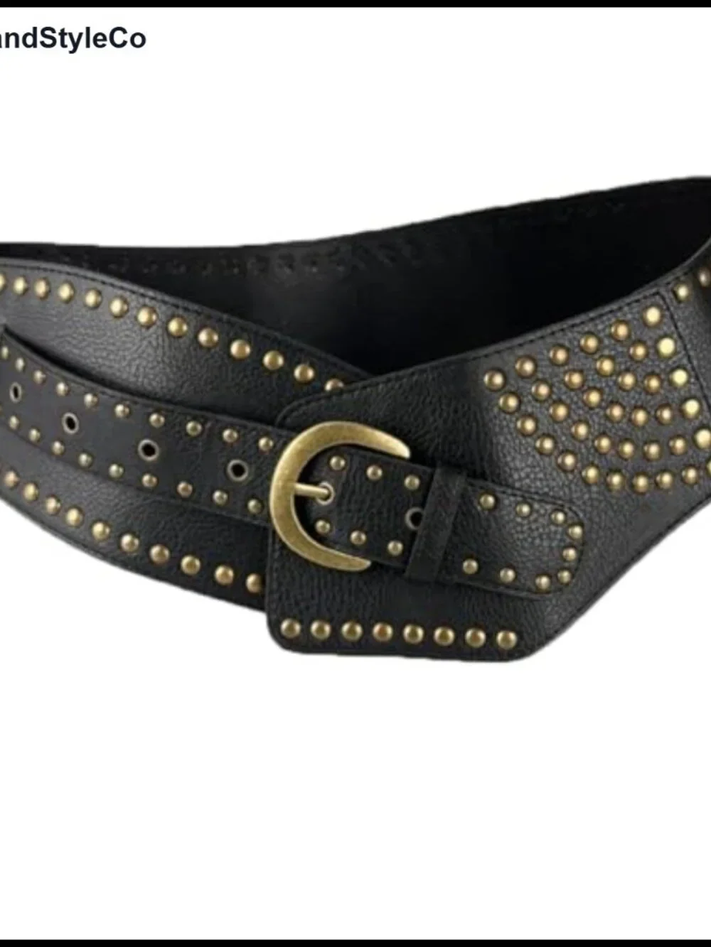 Women's Western Cowboy Leather Wide Belt Embossed Boho Cowgirl Waist Belt for